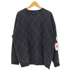 タウンクラフト TOWNCRAFT 90-00S アーガイル 裏起毛 クルーネック スウェット メンズ import：L のサムネイル
