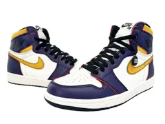ナイキ NIKE AIR JORDAN 1 RETRO HIGH OG DEFIANT LA to CHICAGO エア ジョーダン 1 ハイ ディファイアント エルエー トゥー シカゴ CD6578-507 26.5 紫パープル▲■260326のサムネイル