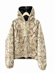 ステューシー STUSSY Insulated Canvas Work Jacket ロゴ刺繍 パイソン柄 インサレーテッド 中綿 ワーク ジャケット パーカー 115716 M ベージュ ブランド古着ベクトル 中古260522のサムネイル
