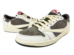 ナイキ NIKE ×TRAVIS SCOTT トラヴィス スコット AIR JORDAN 1 LOW OG SP Reverse Mocha エア ジョーダン 1 ロー リバース モカ 27 茶ブラウン ブランド古着ベクトル 中古☆AA★▲■260524のサムネイル