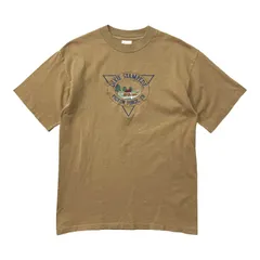 古着 USA製 90S DESERT HEAT ディクシースタンピード スーベニア ヴィンテージ Tシャツ 刺繍 メンズM ブラウン シングルステッチ BA6175のサムネイル