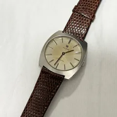 【送料無料】WALTHAM/ウォルサム/Maxim/マキシム/手巻き腕時計/シルバー×ブラウン/手巻き腕時計/動作品/稼働品/中古品のサムネイル