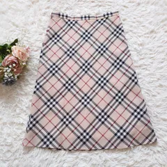 ​【最高級】BURBERRY バーバリーロンドン ノヴァチェック ウールスカート イタリア製 6のサムネイル