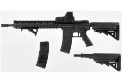 [중고] 플라스틱 모델 1/12 LADF23 M4 SOPMOD II 타입 [애니메이션 인형 전면 라인 × Little Armory (리틀 아모리)] [320616]