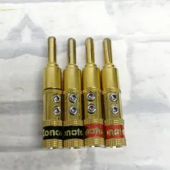【動作品】ZONOTONE バナナプラグ LUGB-5.5 24Kゴールドメッキ(4本1組) M2452-hkt5yのサムネイル