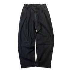 SHAKA WEAR 後染めブラック 極太 ワイド スーパーバギーデニム - メルカリ