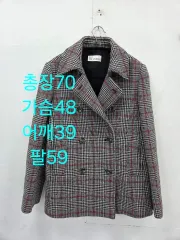 S RED VALENTINO レッド ヴァレンティノ CHECK ダブル コートのサムネイル