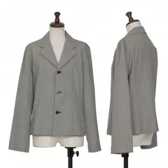 トリココムデギャルソンtricot COMME des GARCONS ウール千鳥格子柄ジャケット 黒白M位のサムネイル