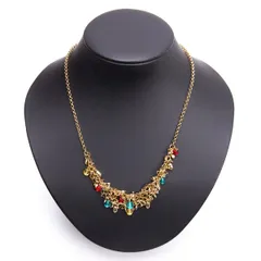 スナオクワハラsunao kuwahara カラフルパーツゴールドチェーンネックレス ゴールドのサムネイル