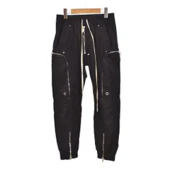 リックオウエンス Rick Owens 23AW BAUHAUS CARGO PANTS バウハウス カーゴパンツ 46 黒 ブラック RU02C7377-TE ☆AA★のサムネイル