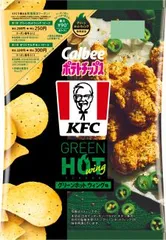 カルビー ポテトチップス KFCグリーンホットウィング味 62gX12のサムネイル