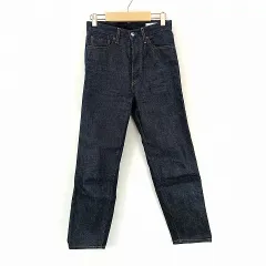 ハイク HYKE CLASSIC STRAIGHT JEANS ボタンフライ クラシック ストレート デニム パンツ ジーンズ 濃紺 インディゴ 29 日本製のサムネイル
