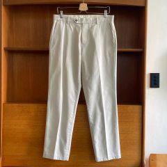 ベルウィッチ コットンストレッチ ツイル1プリーツパンツ 46 オフ