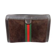GUCCI グッチ オールドグッチ クラッチバッグ スエード シェリーライン