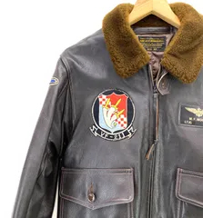 BUZZ RICKSON'S バズリクソン G-1 フライトジャケット レザージャケット BR80145 ワッペン size40_254のサムネイル