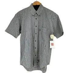 ファーストダウン FIRST DOWN チェック柄 S/S BDシャツ メンズ JPN：M のサムネイル