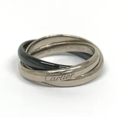 IT339531 カルティエ リング・指輪 トリニティリング クラシック K18WG セラミック #58 CARTIER 中古のサムネイル