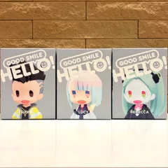 新品未開封　グッドスマイルカンパニー [GOOD SMILE COMPANY] HELLO! GOOD SMILE　サイバーパンク: エッジランナーズ　デイビッド／ルーシー／レベッカ　フィギュアのサムネイル