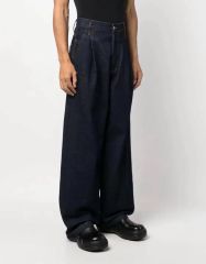 JIL SANDER 26SS シャンブレー テーパードパンツ 44 インディゴ - メルカリ