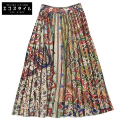 ETRO　エトロ　レーヨン 総柄 フレアスカート レディース マルチカラー 38 221-19683-9656　38のサムネイル