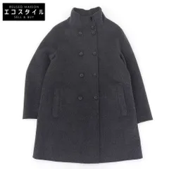 theory luxe　セオリーリュクス　美品 ウールカシミヤ Moxie Olevia ダブルコート レディース グレー 38 03-4309601 24年製　38のサムネイル