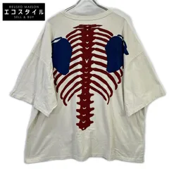 KAPITAL　キャピタル　アイボリー 天竺 2TONE BONE TEE Tシャツ EK-1112　Fのサムネイル