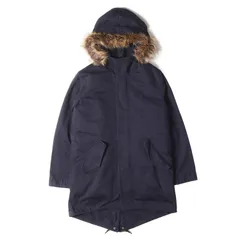 FRED PERRY フレッドペリー コート ネイビー 紺 サイズ:S 日本限定 フリースライナー付き フィッシュテール モッズコート Mods Parka Coat アウター ジャケット 上着【メンズ】【中古】のサムネイル