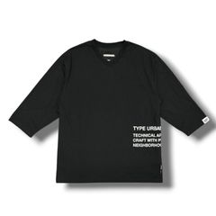 新品未使用】NEIGHBORHOOD Vネックカットソー ブラック Lサイズ - メルカリ