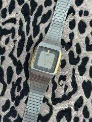 90s Vintage Seiko タンク グレー文字盤海外仕様 インテグレード