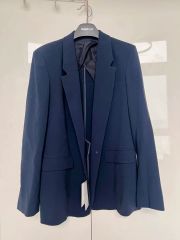 未使用⭐️Drawerリネンフレンチスリーブフロントタックブラウス38