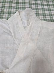 極美品】小千谷縮 着物 着丈158 きものやまと誂え - メルカリ