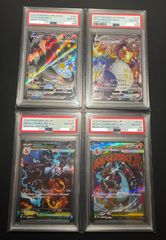PSA10】【4連番】レシラムex SAR・ゼクロムex SAR・ゼクロムex BWR