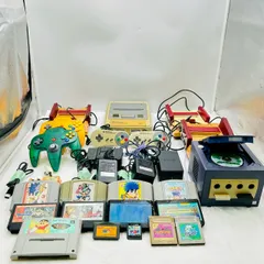 【❗️✨レトロゲーム大量まとめ売り✨❗️】任天堂 ファミコン3台・スーパーファミコン・ゲームキューブ・ソフト多数 ジャンクのサムネイル
