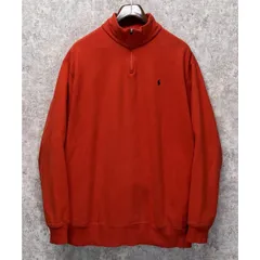 【ラルフローレン】POLO RALPH LAUREN【赤】裏起毛【ハーフジップ】【スウェット】【サイズL】EJ2335-8-50のサムネイル