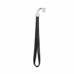 エルメス HERMES ストラップ チャーム ロゴ キーホルダー 黒 ブラック ■GY18 /MQ ■OHのサムネイル