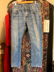 LEVI'S 505 ブラックデニム W30 L32 67505-0217 - メルカリ