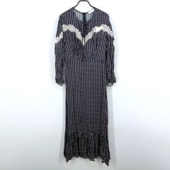 Chloe クロエ フランス製 シルク ワンピース 38 スカーフ付 - メルカリ