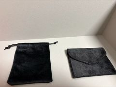 純正CHROME HEARTS スエード ポーチ 2個セット クロムハーツ - メルカリ