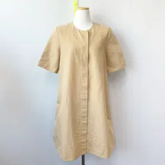 コスリネンワンピ ベージュSのサムネイル
