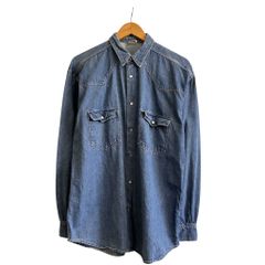 N1203 美品 CUNE キューン ウエスタンデニムシャツ 3 インディゴ