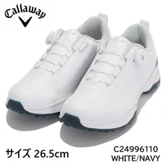 新品★キャロウェイ★エアロスポーツ AEROSPORT ソフトスパイク シューズ★C24996110★【1030】ホワイト/ネイビー★26.5cm★日本正規品のサムネイル