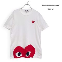 PLAY COMME des GARCONS プレイ コムデギャルソン 半袖 Tシャツ SizeS
