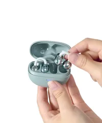 新品未使用 3COINS スリーコインズ イヤカフワイヤレスイヤホン 2523-KRUECEP-00 ブルー 管理番号：1260A-550のサムネイル