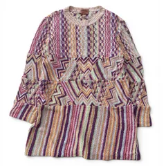 MISSONI ミッソーニ ジグザグ サマーニット コットンニット チュニック XL 42のサムネイル