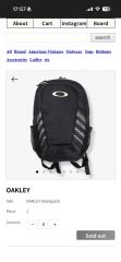 美品00s Y2K OAKLEY オークリー 防水 メッセンジャーバッグ - メルカリ