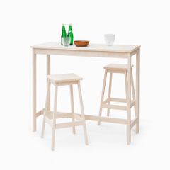 送料無料】カントリー調 木製 カウンターテーブル チェアセット - メルカリ