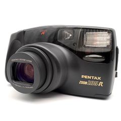 [동작품]PENTAX ZOOM105-R 38-105mm 컴팩트 필름 카메라 필름 이송·감아 OK 스트로브 OK