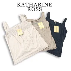 【新品 3枚セット】 KATHARINE ROSS キャサリンロス 通年 レース タンクトップ Sz.M　レディース 未使用のサムネイル