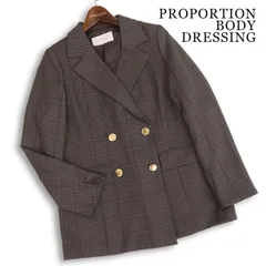 PROPORTION BODY DRESSING プロポーションボディドレッシング 通年★ ダブル テーラード ジャケット Sz.S レディースのサムネイル