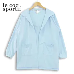 23SS★ le coq sportif ルコック スポルティフ 春夏 接触涼感 シャツ ガウン フーディー 羽織り Sz.0 レディースのサムネイル